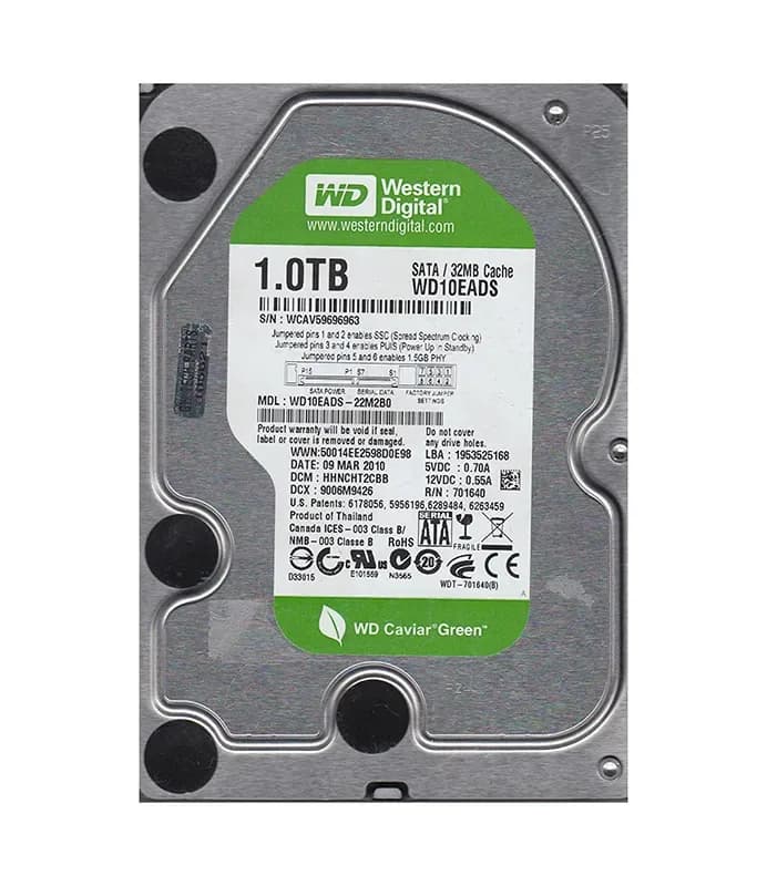 Western Digital WD10EADS-22M2B0 1TB 3Gb/s SATA
