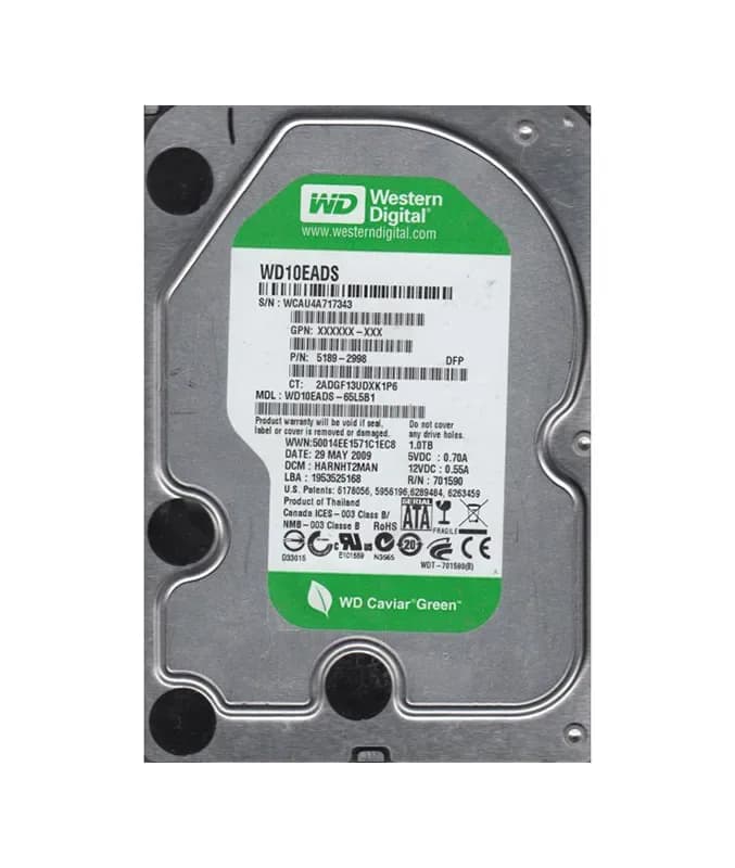 Western Digital WD10EADS-65L5B1 1TB 3Gb/s SATA