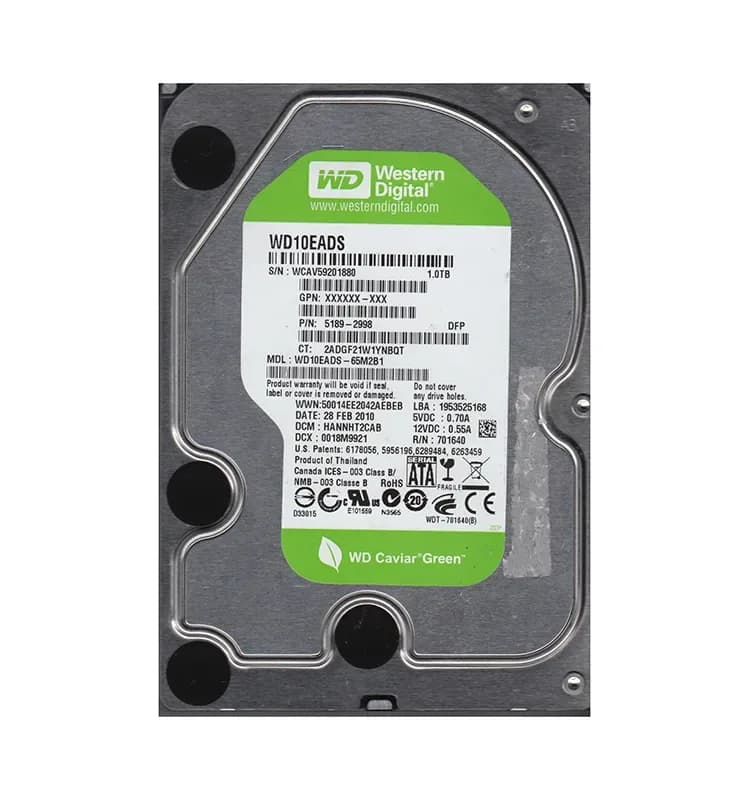 Western Digital WD10EADS-65M2B1 1TB 3Gb/s SATA