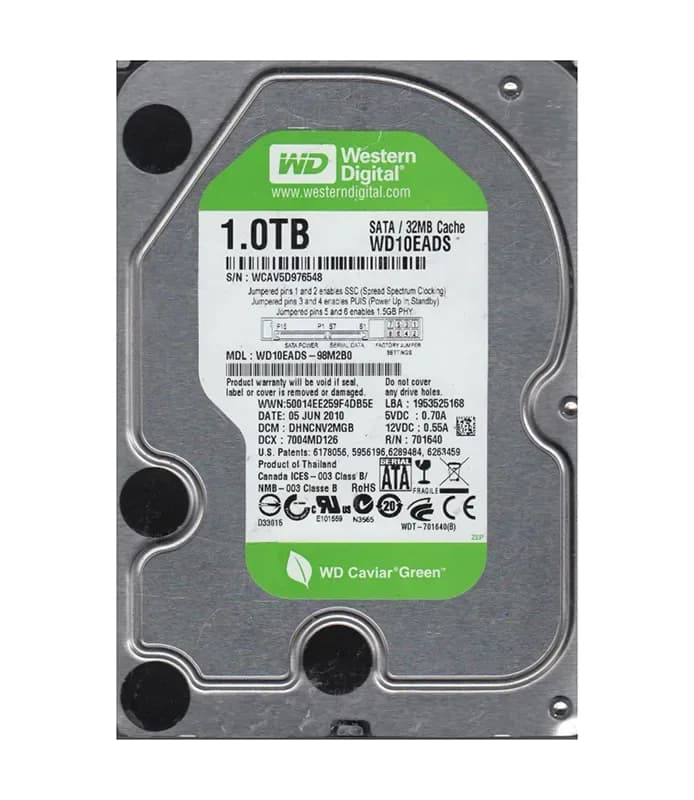 Western Digital WD10EADS-98M2B0 1TB 3Gb/s SATA