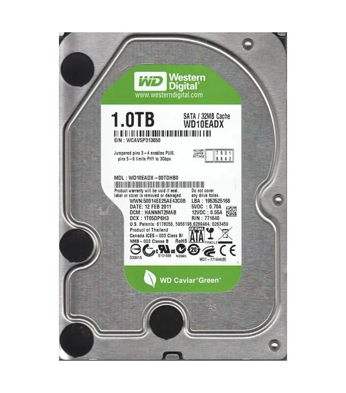 Western Digital WD10EADX-00TDHB0 1TB 6Gb/s SATA