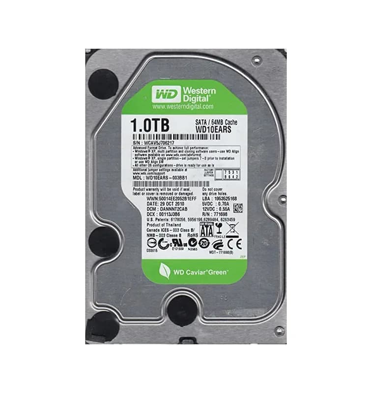 Western Digital WD10EARS-003BB1 1TB 3Gb/s SATA