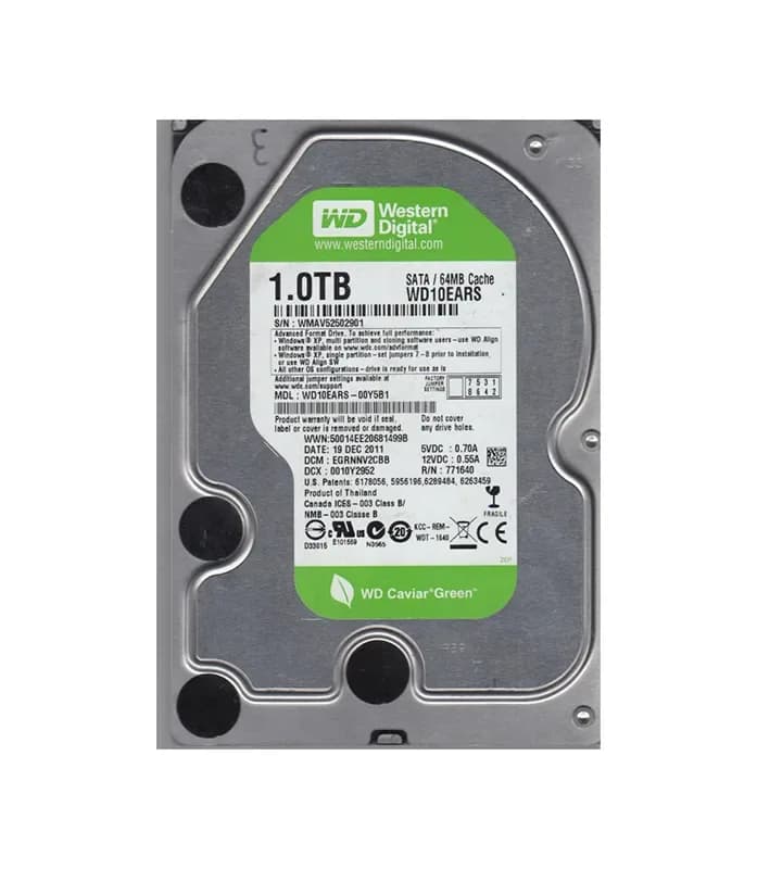Western Digital WD10EARS-00Y5B1 1TB 3Gb/s SATA