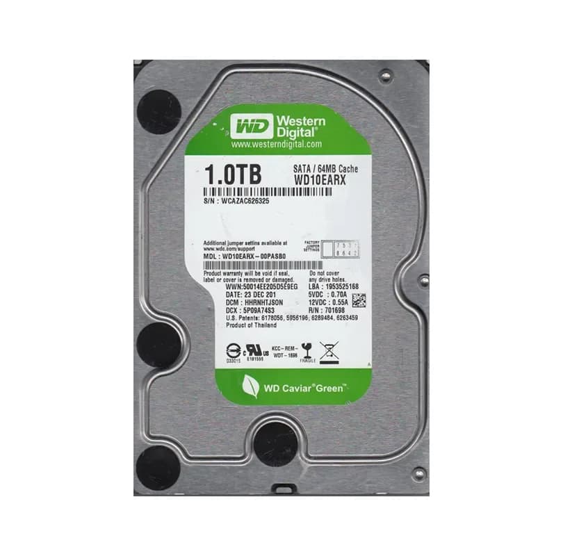 Western Digital WD10EARX-00PASB0 1TB 6Gb/s SATA