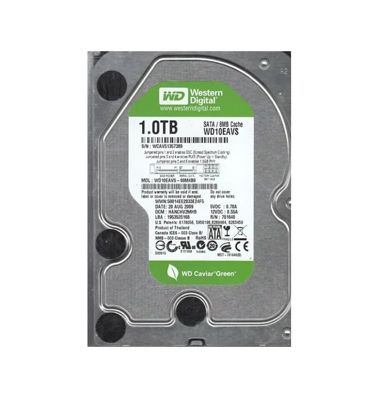 Western Digital WD10EAVS-00M4B0 1TB 3Gb/s SATA
