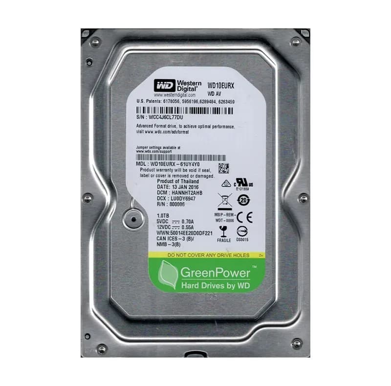 Western Digital WD10EURX-61UY4Y0 1TB 6Gb/s SATA