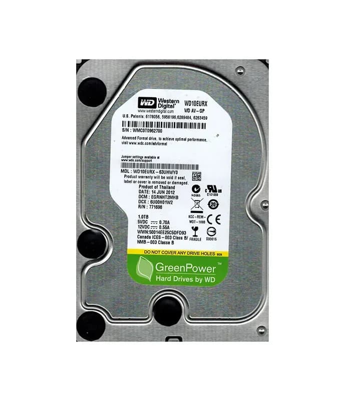 Western Digital WD10EURX-63UHWY0 1TB 6Gb/s SATA