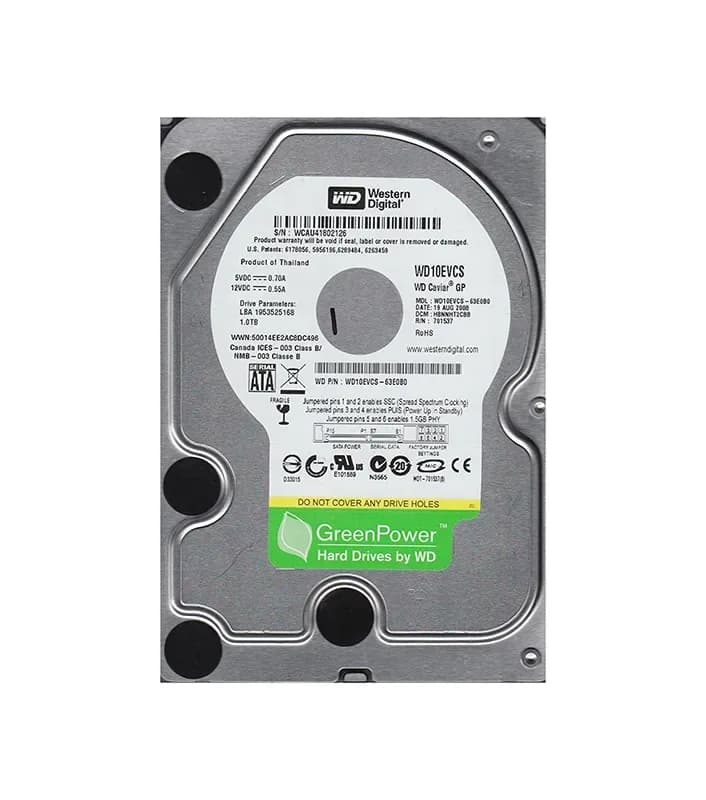 Western Digital WD10EVCS-63E0B0 1TB 3Gb/s SATA