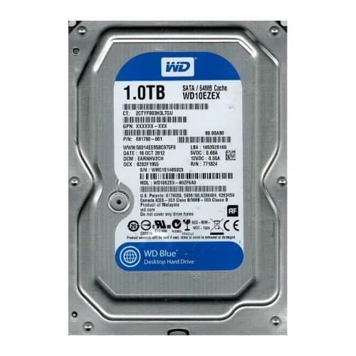 Western Digital WD10EZEX-60ZF5A0 1TB 6Gb/s SATA