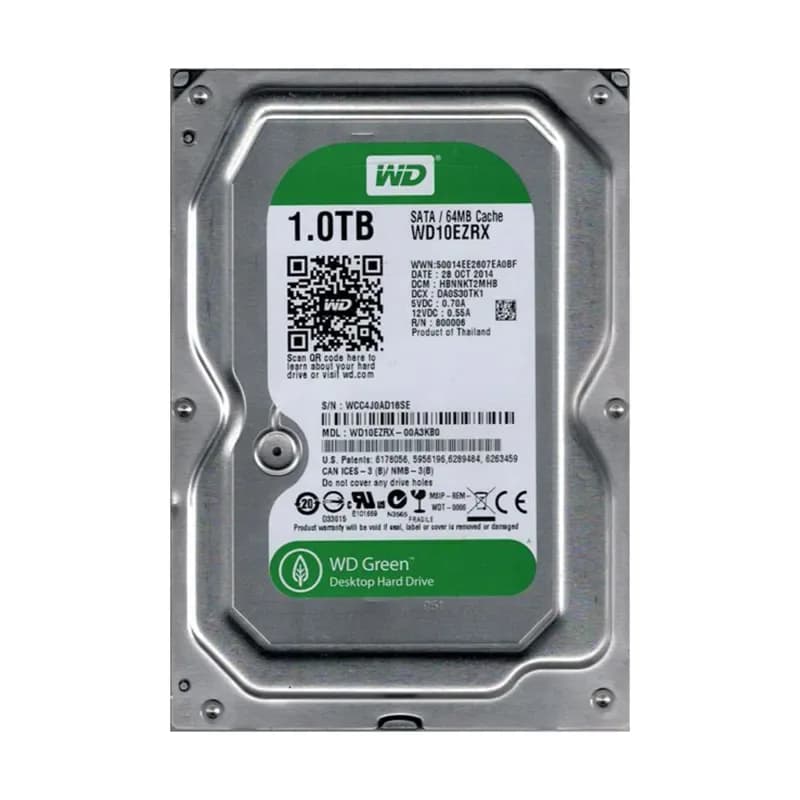 Western Digital WD10EZRX-00A3KB0 1TB 6Gb/s SATA