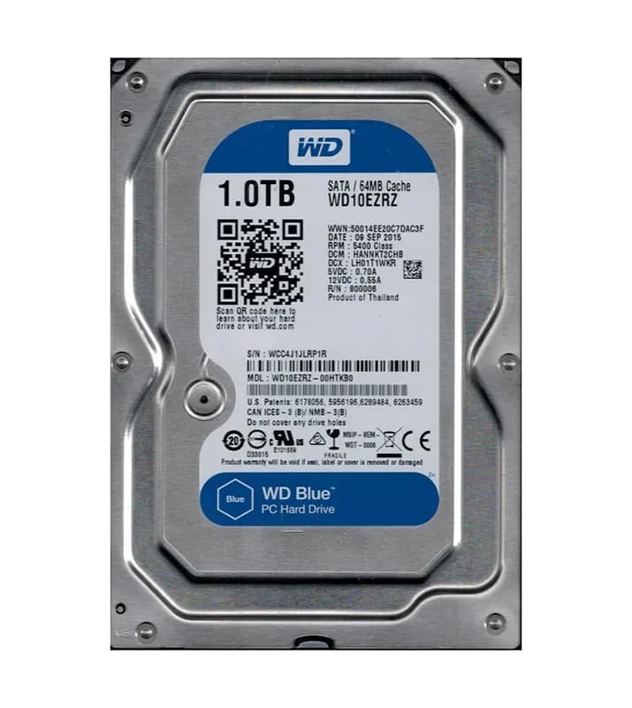 Western Digital WD10EZRZ-00HTKB0 1TB 6Gb/s SATA