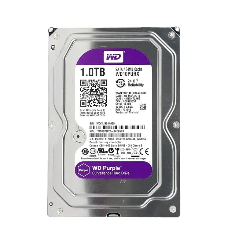 Western Digital WD10PURX-64D85Y0 1TB 6Gb/s SATA