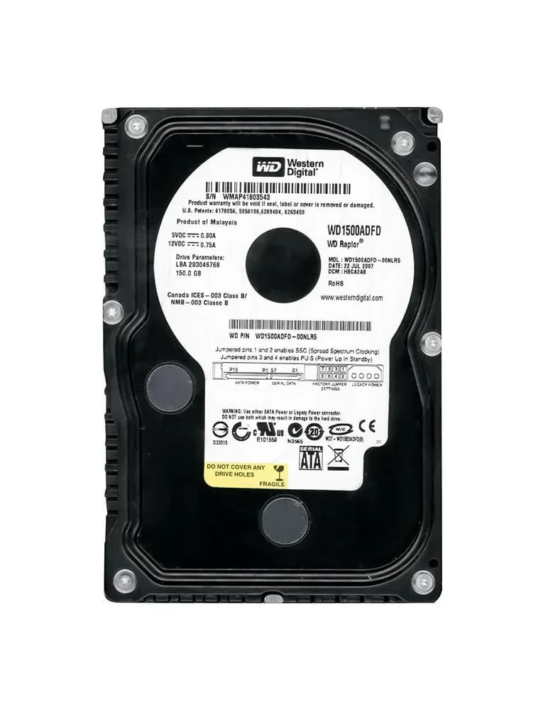 Western Digital WD1500ADFD-00NLR5 150GB 1.5Gb/s SATA