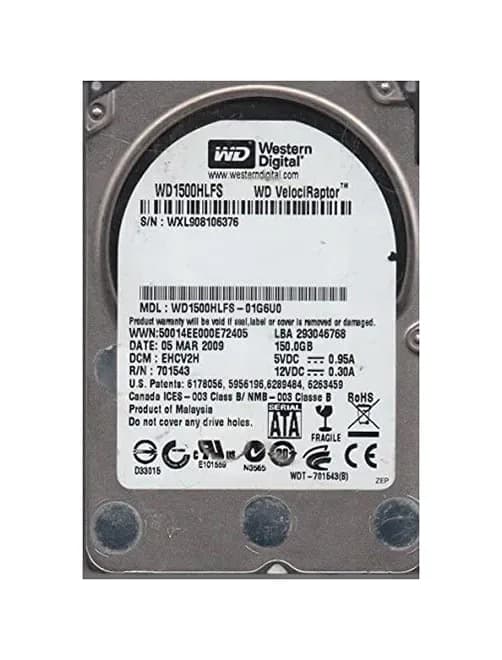 Western Digital WD1500HLFS-01G6U0 150GB 3Gb/s SATA