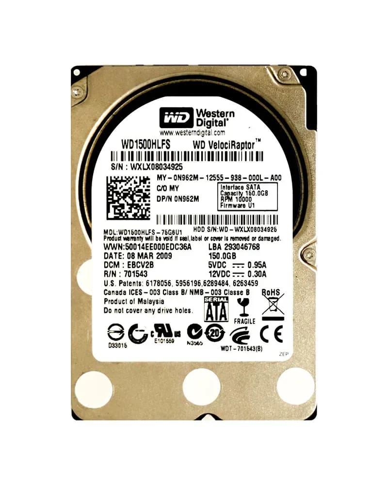 Western Digital WD1500HLFS-75G6U1 150GB 3Gb/s SATA