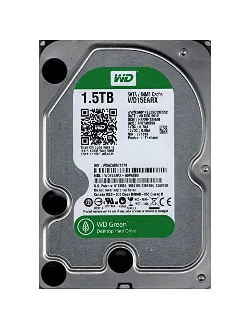 Western Digital WD15EARX-00PASB0 1.5TB 6Gb/s SATA
