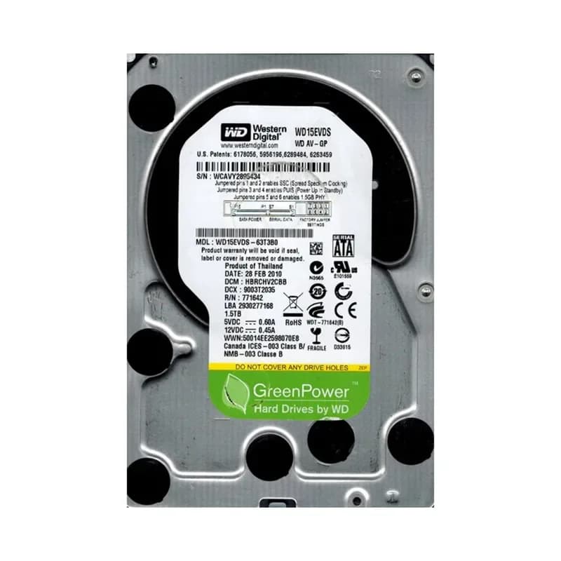 Western Digital WD15EVDS-63T3B0 1.5TB 3Gb/s SATA