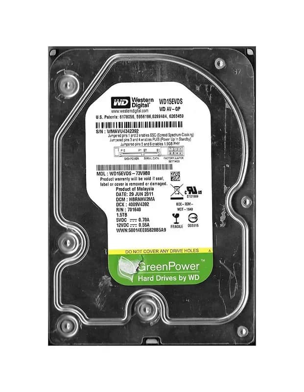 Western Digital WD15EVDS-73V9B0 1.5TB 3Gb/s SATA