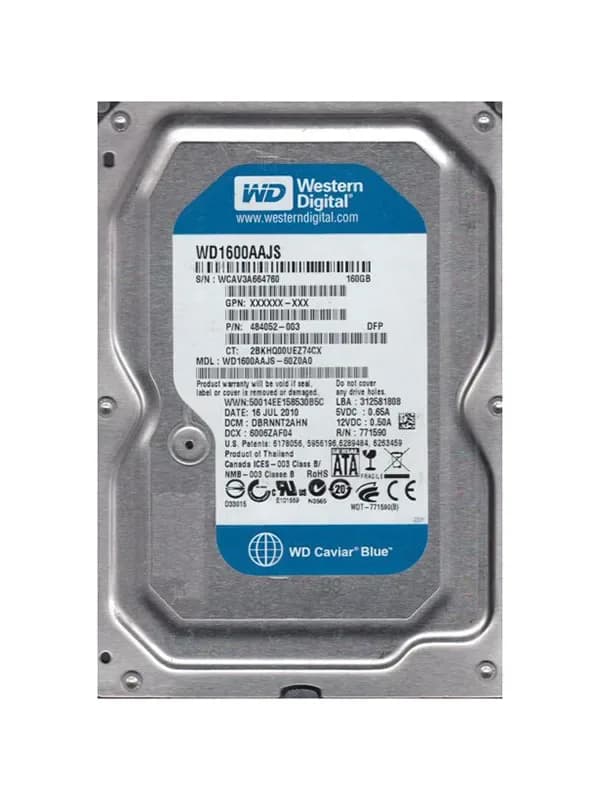 Western Digital WD1600AAJS-60Z0A0 160GB 3Gb/s SATA