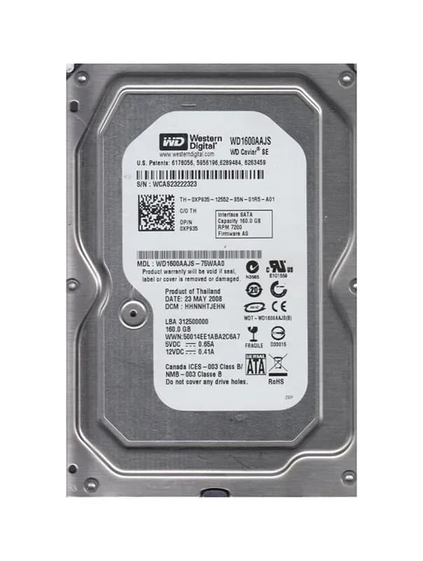 Western Digital WD1600AAJS-75WAA0 160GB 3Gb/s SATA
