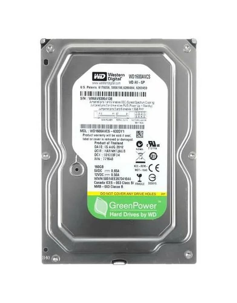 Western Digital WD1600AVCS-632DY1 160GB 3Gb/s SATA