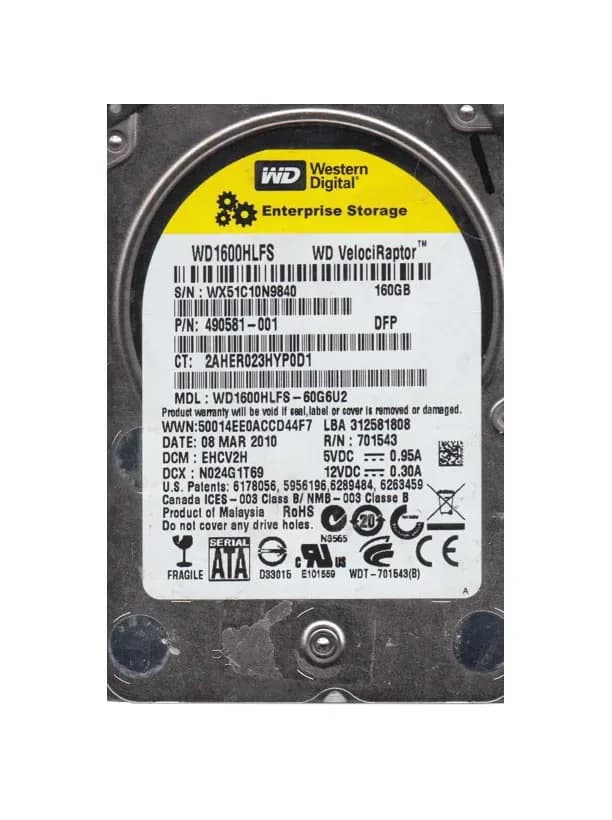 Western Digital WD1600HLFS-60G6U2 160GB 3Gb/s SATA
