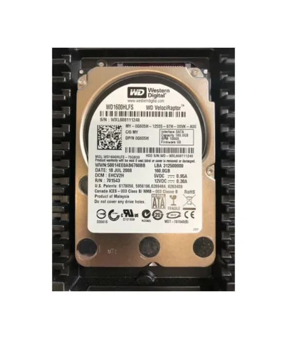 Western Digital WD1600HLFS-75G6U0 160GB 3Gb/s SATA