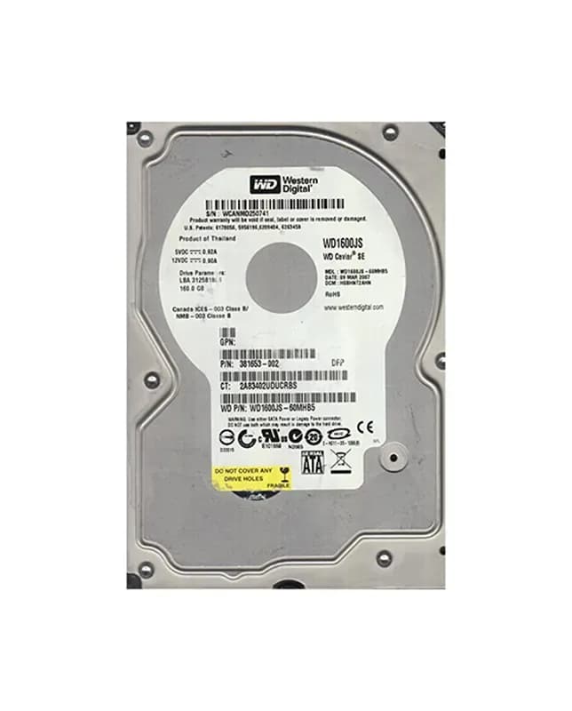Western Digital WD1600JS-60MHB5 160GB 3Gb/s SATA