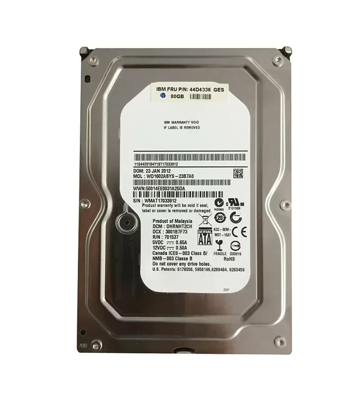 Western Digital WD1602ABYS-23B7A0 160GB 3Gb/s SATA