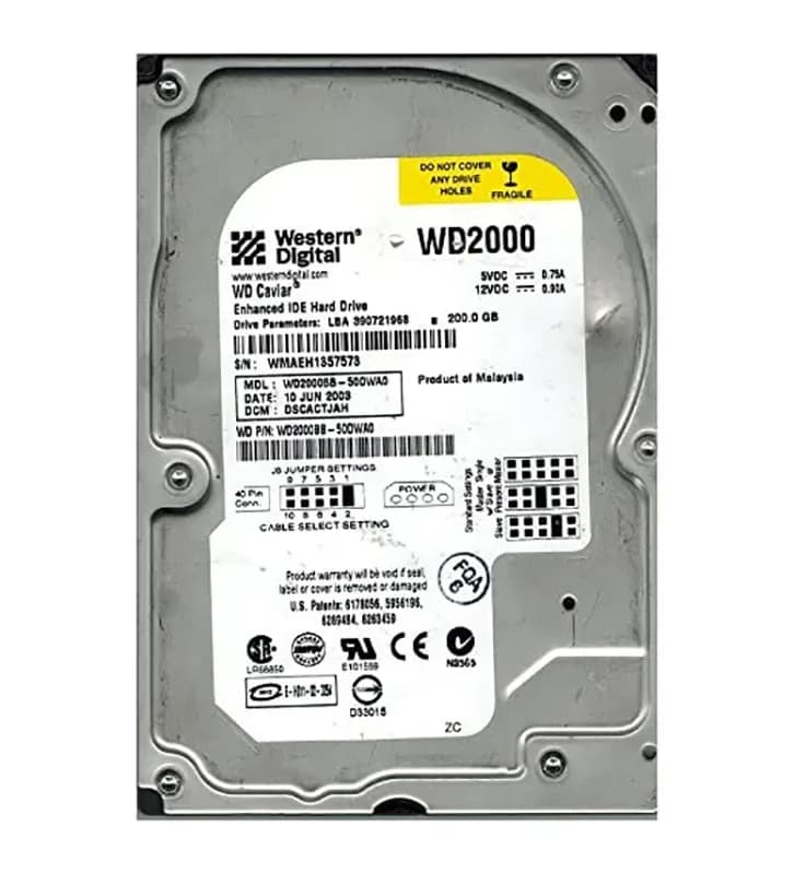 Western Digital WD2000BB-50DWA0 200GB IDE Ultra ATA/100 (ATA-6)