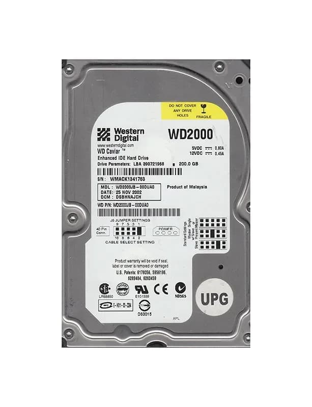 Western Digital WD2000JB-00DUA0 200GB