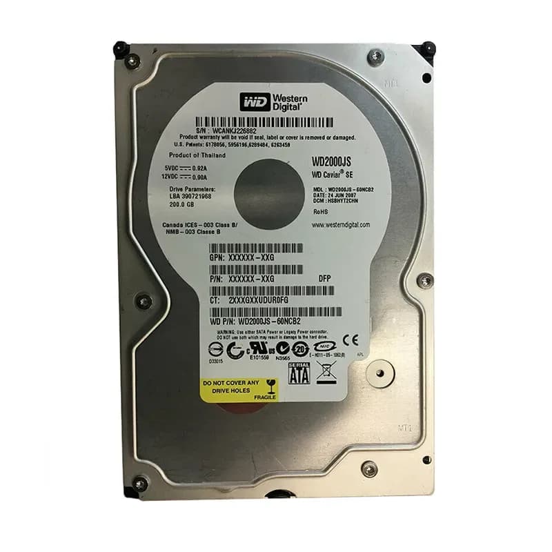 Western Digital WD2000JS-60NCB2 200GB 3Gb/s SATA