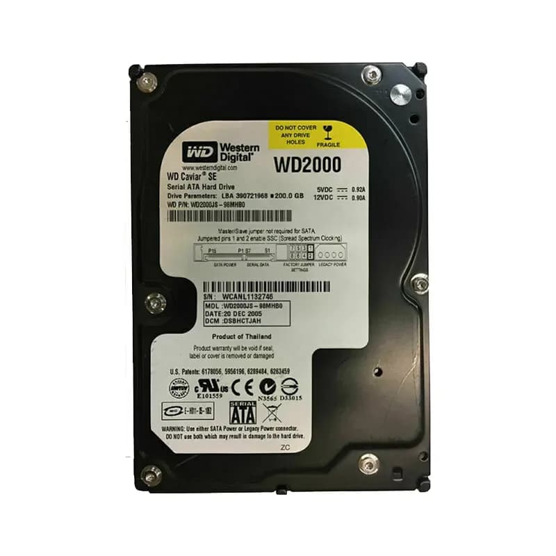 Western Digital WD2000JS-98MHB0 200GB 3Gb/s SATA
