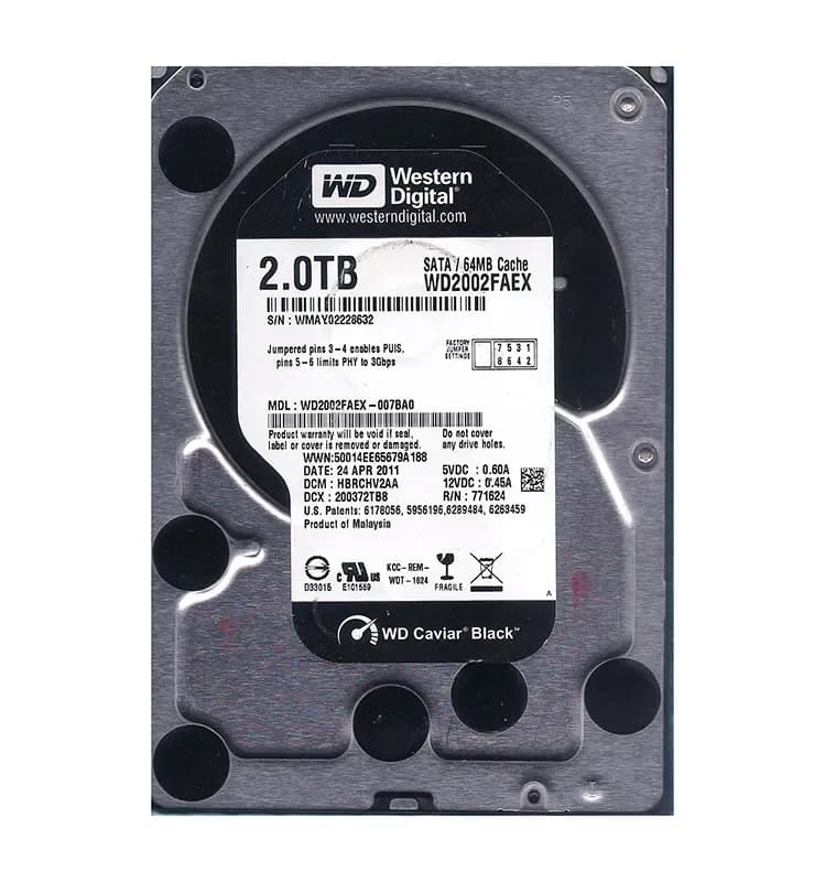 Western Digital WD2002FAEX-007BA0 2TB 6Gb/s SATA