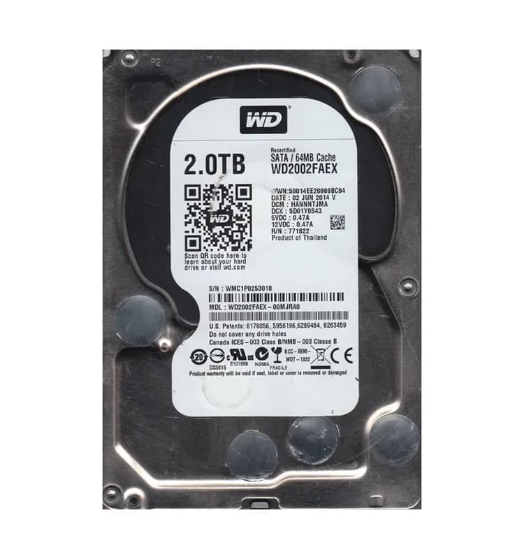 Western Digital WD2002FAEX-00MJRA0 2TB 6Gb/s SATA