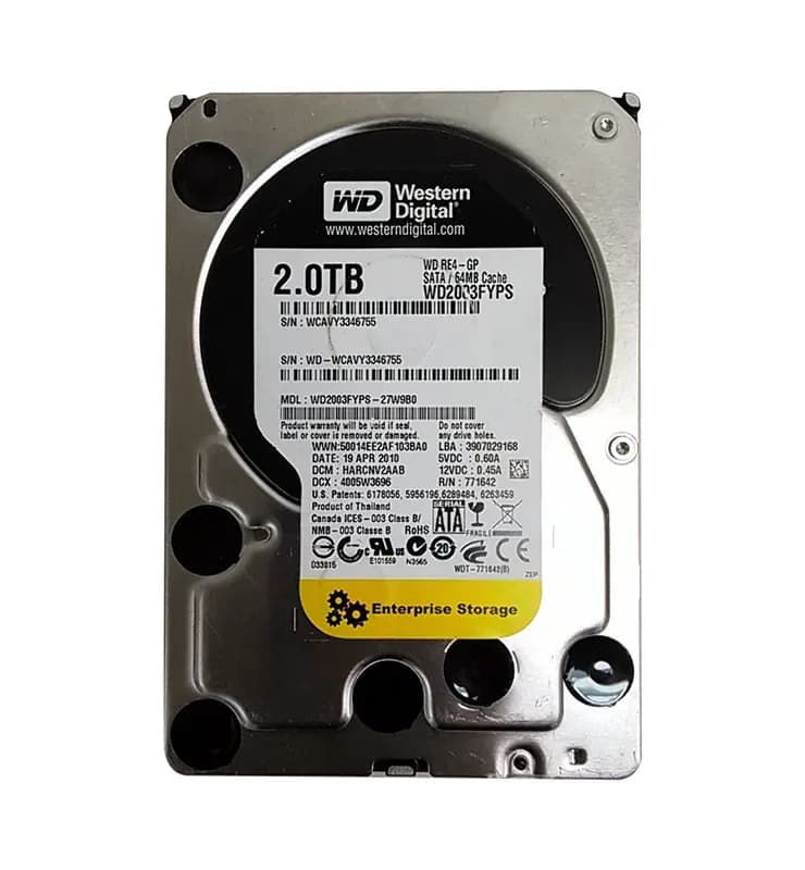Western Digital WD2003FYPS-27W9B0 2TB 3Gb/s SATA