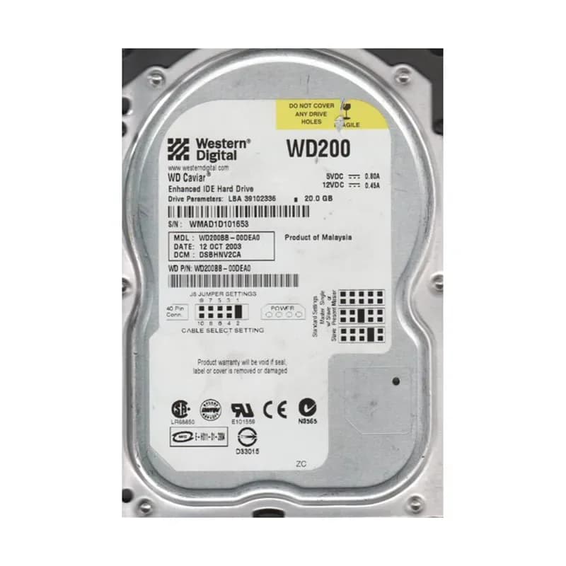 Western Digital WD200BB-00DEA0 20GB