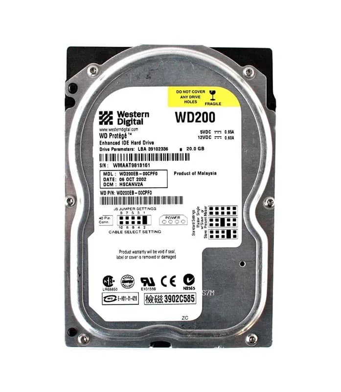 Western Digital WD200EB-00CPF0 20GB