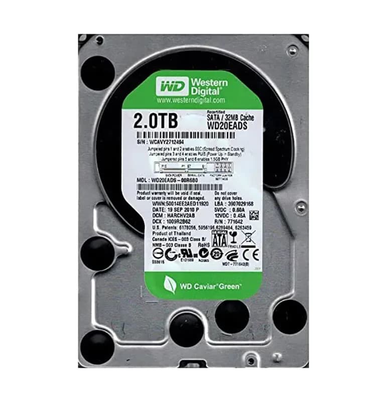Western Digital WD20EADS-00R6B0 2TB 3Gb/s SATA
