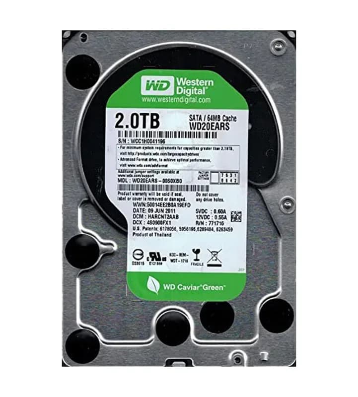 Western Digital WD20EARS-00S0XB0 2TB 3Gb/s SATA
