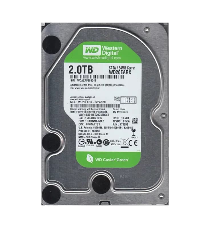 Western Digital WD20EARX-32PASB0 2TB 6Gb/s SATA