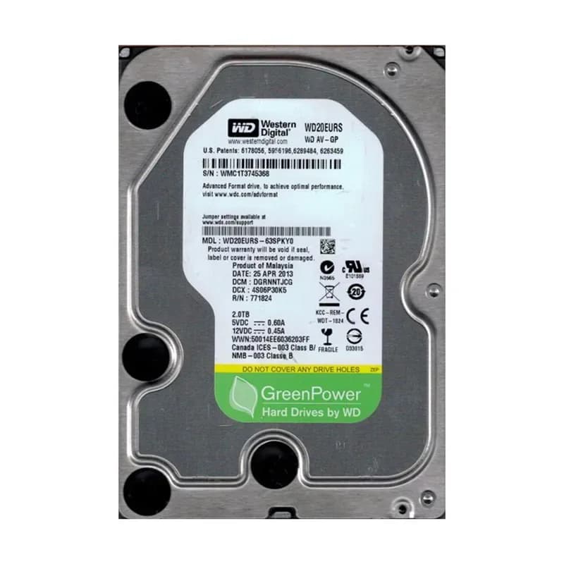 Western Digital WD20EURS-63SPKY0 2TB 3Gb/s SATA
