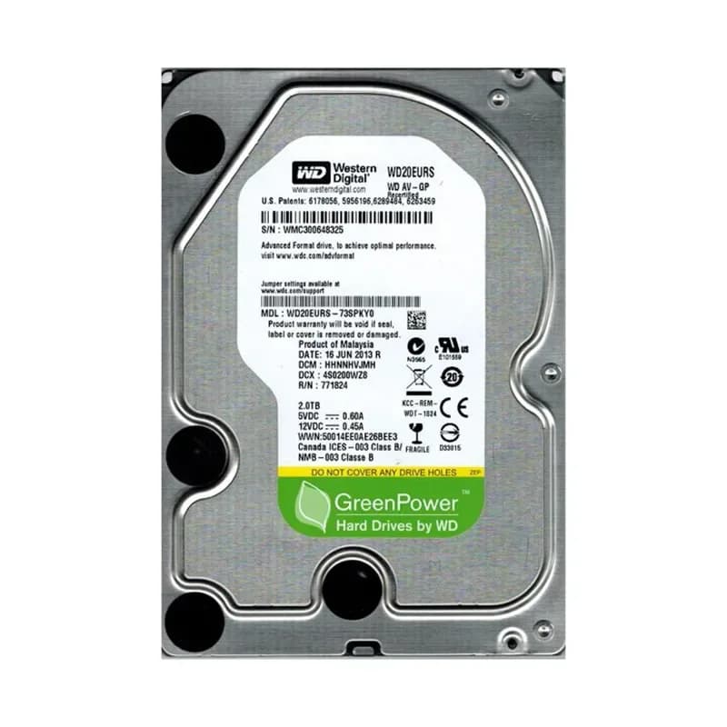 Western Digital WD20EURS-73SPKY0 2TB 3Gb/s SATA