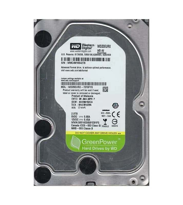 Western Digital WD20EURX-73T0FY0 2TB 6Gb/s SATA