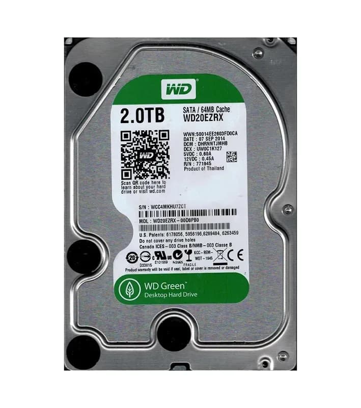 Western Digital WD20EZRX-00D8PB0 2TB 6Gb/s SATA