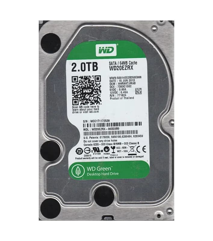 Western Digital WD20EZRX-00DC0B0 2TB 6Gb/s SATA