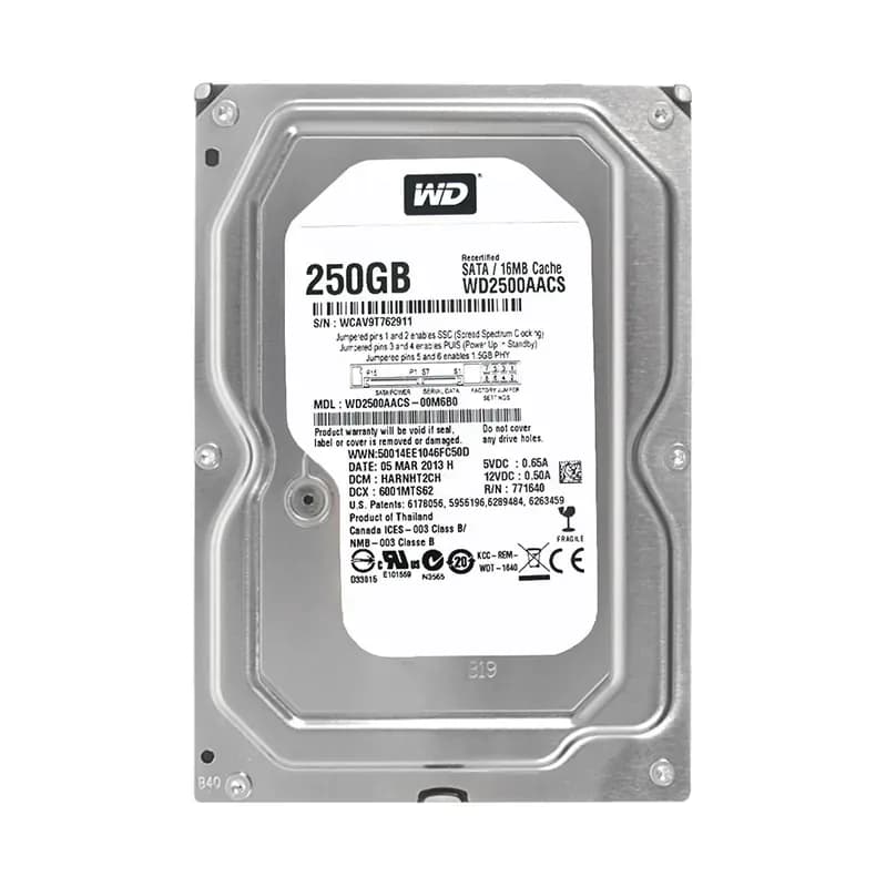 Western Digital WD2500AACS-00M6B0 250GB