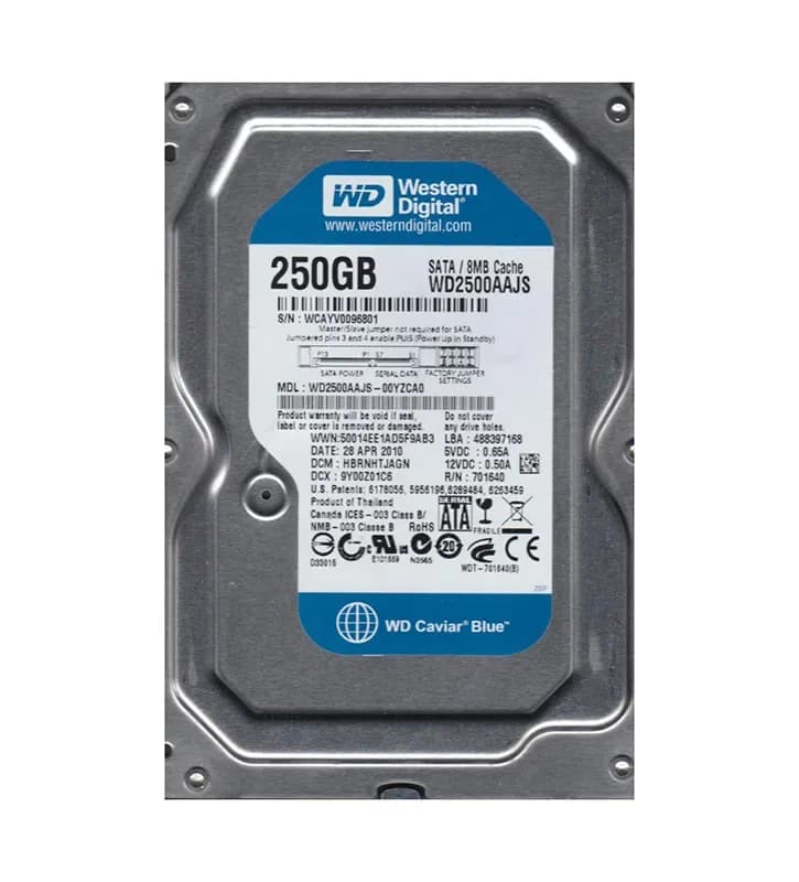 Western Digital WD2500AAJS-00YZCA0 250GB 3Gb/s SATA