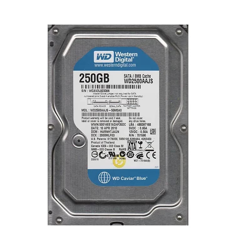 Western Digital WD2500AAJS-55M0A0 250GB 3Gb/s SATA