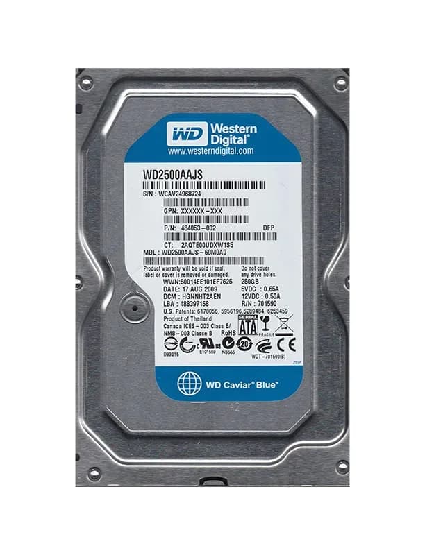 Western Digital WD2500AAJS-60M0A0 250GB 3Gb/s SATA